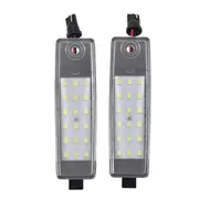 White LED Number License Plate Light Replacement for Toyota Hiace Hi-ace H200 2004-2012 Car accessories black white
