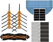 Robot HEPA Filter Side Brush Main Roll Brush Mop Cloth Rags Compatible with Yeedi K600 K700 Robotic Vacuum Cleaner Spare Parts Accessories (Color : As Shown)