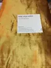West Elm One (1) Luster Velvet Curtain 48x96 Golden Oak NEW Unlined