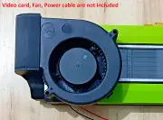 Nvidia Tesla P40 P100 V100 K80 M40 BlowerAdapter Fan Kit - Shroud, Bolts, Wrench