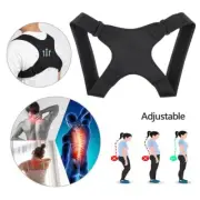 Soft Body Brace Belt Black Posture Corrector Bad Back Correction Unisex