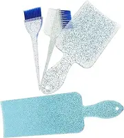 WOONEKY 1 Set Hair Coloring Tool Professional Kit with Paddle Highlighting Brush Mixing Bowl Comb for Precise Hair Dyeing at Home Barbershop