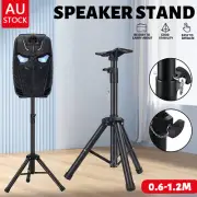0.6-1.2M Speaker Stands Stand Tripod Home Studio Adjustable Height Surround AU