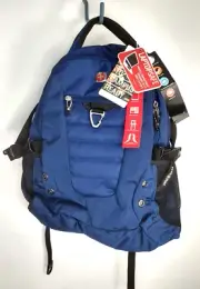 SwissGear 18.5" Laptop/Tablet Book Organizer/Pockets Zipper Blue Back Pack NWT