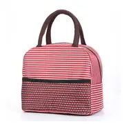 2Pcs Thermal Insulated Lunch Bag Storage Food Snacks Meal Prep Container for Children School Women Men Bento Lunch Box Portble Bag