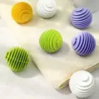 6pcs White/Purple Laundry Ball Reusable Lint Remover Washing Machine