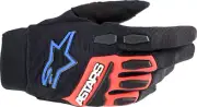 ALPINESTARS - 3563623-1317-L - Full Bore XT Gloves - Black/Bright Red/Blue - Lar