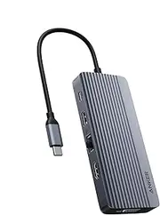 Anker 10-in-1 USB C Hub, Dual-Display USB-C Docking Station, 4K@30Hz HDMI Display, 1080p VGA, 100W Power Delivery, 5 Gbps USB-C and USB-A Data Ports, for MacBook, Lenovo, Dell XPS, HP Laptops,and More