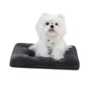 Dog Crate Bed Washable Dog Beds for XX-Small Dogs 17.0"L x 11.0"W x 2.5"Th Grey