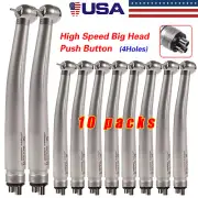 1-10Pcs 4 Hole Dental High Speed Handpiece Big Torque PANA MAX Air Turbine SZ