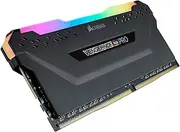 Corsair Vengeance RGB Pro 16GB (1x16GB) DDR4 3600 (PC4-28800) C18 Optimized for AMD Ryzen – Black (CMW16GX4M1Z3600C18)