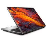 Universal Laptop Skins Wrap for 14" - Charred Lava volcano ash