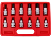 12 Piece SAE In-Hex 1/2" Drive Socket Set (Standard Series) T&E Tools 94111