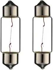 2 x SV8.5 10 W 10 x 36 24 V light bulb car motorcycle moped scooter tractor truck van