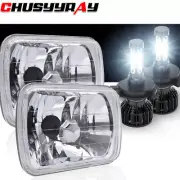 FIT Chevy Express Cargo Van 1500 2500 3500 Pair 7x6 5x7 LED Headlights Hi/Lo (for: Chevrolet)