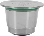 Lazmin112 Reusable Coffee Capsule with Spoon Refillable Coffee Pods for Espresso Compatible with Nespresso Machines