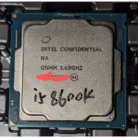 在飛比找蝦皮購物優惠-intel i5 8600k 3.6g qnmm 散裝正顯 