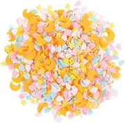 WOFASHPURET DIY Nail Art Polymer Clay Slices Bag of Decorations for Manicure Craft Projects and Phone Accessories for Creative Nail Art Supplies
