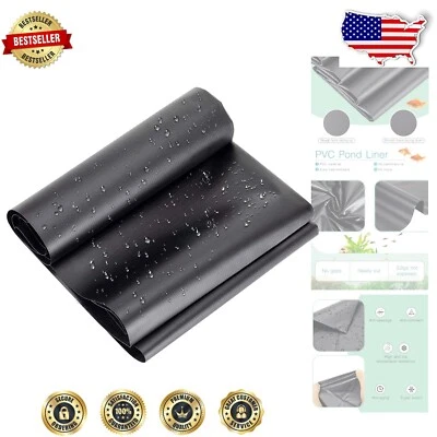 Puncture-Resistant 7 by 10ft Fish Pond Liner - Ideal for Koi and Water Features