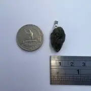 2.6g 13ct MOLDAVITE natural silver pendant #ASP0075
