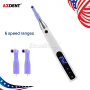 Dental Wireless LCD Hygiene Prophy Handpiece 360° Swivel+2 Prophy Angles