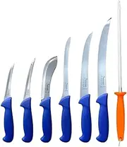Diekensen Butcher Knife Set Boning Skinning Steak Knives Filleting Knife & Steel