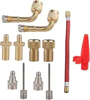 BUGUUYO 1 Set Tire Inflation Accessories Professional Air Input Connector for Car Inflator Compatible with Multiple Nozzle Adapters Easy Installation for Vehicles Bikes