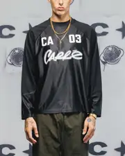 [CARRE] Carre Nebula Long Sleeve T-shirt Black - Size M M Black