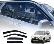 OAD4X4 Weathershields Compatible with Honda CRV RD Series 2002-2007, Weather Shields Window Visors Wind Deflectors Sun Rain Guard 4PCS Set