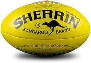 Sherrin Leather KB Replica Training Football, Yellow, Size 3