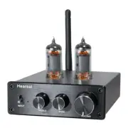 Heareal L5 Tube Preamplifier Bluetooth Receiver Amp DAC with Treble &Bass Knobs-