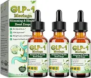 GLP-1 Moringa Drops, Advanced GLP-1 Supplement Drops, Organic Moringa GLP-1, Gut & Digestive Immune & Energy Support (3)