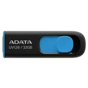 ADATA UV128 USB Flash Drive - 32GB - Black / Blue USB 3.2 [AUV128-32G-RBE]