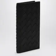 [Bottega Veneta] Black vertical card holder in Intrecciato One size Black