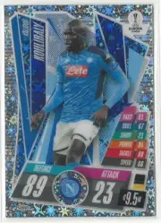 2020-21 Topps Chrome Match Attax Kalidou Koulibaly X-fractor Xfractor SSC Napoli