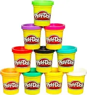 Play-Doh - Bulk Pack Of Colours - 10 X 85g Tubs Of Dough - Sensory And Educational Craft Toys For Kids, Boys, Girls - Ages 2+