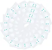 Healeved 240Pcs Invisible Tapes for Skin Tightening Portable Facial Tapes for V Shape Face and Neck Lift Reducing Wrinkles and Double Chin Easy to Use