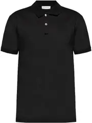 [Lanvin] cotton polo shirt XL Black