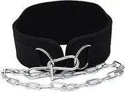 ａ aternee Dip Belt for Weight Lifting Dipping Belt Quick Locking, Widened Pull up Belt Weight Belt for Home Gym Pullups Fitness Squats
