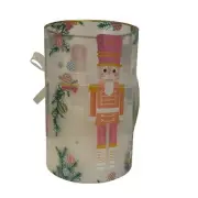 Pastel Nutcracker Flameless LED Glass Candle Christmas Holiday Decor New