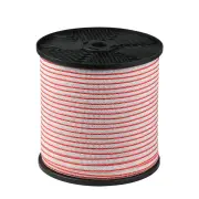 Electric Fence Wire 400M Tape Fencing Roll Energiser Poly Stainless Steel