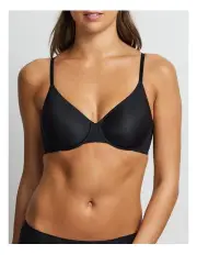 [Fine Lines] Attitude Non-Padded Underwire Bra in Black