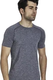Jerf Mens Condor Grey Melange Seamless Tee Shirt