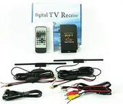 YJWAUTO Australia DVB-T Digital Media Receivers for Car Digital TV Turner Signal Box with Dual Antenna for Car DVD Stereo