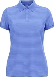 [ODLO] Women's Ascent Polo Shirt with Natural Fibres Hiking Shirt