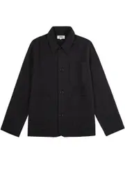 Ymc Labour Chore Cotton-blend Overshirt - Black - M M