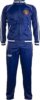 [JL Sport] Soviet Union CCCP USSR 1970's Jacket Retro Football Tracksuit Zipped Jacket Men Top and Pants