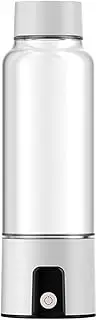 Portable Hydrogen Rich Water Bottle 2-in-1 Hydrogen Water Generator Hydrogen Water Ionizer Machine with SPE Technology Make 3 Minutes Electrolysis Hydrogen Concent Up to 1600 PPB 230ml(A)