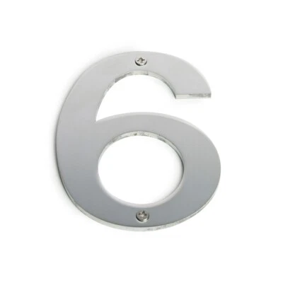 Sandleford 100mm Stainless Steel Numeral 6