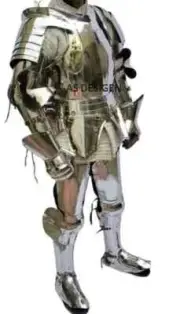 Medieval Knight Crusader Full Steel Suit Wearable Costume LARP armor